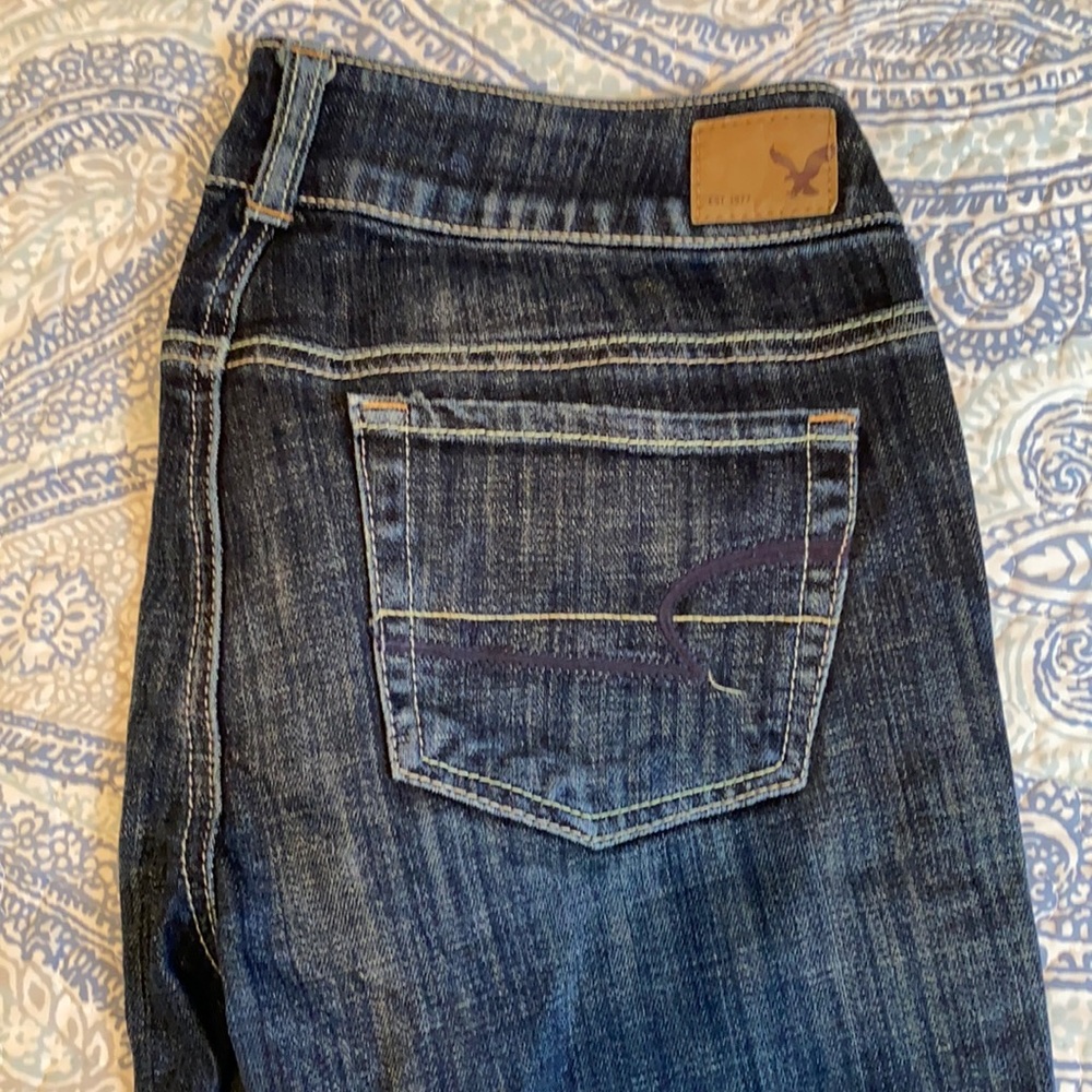 American Eagle artist stretch jeans size 4short